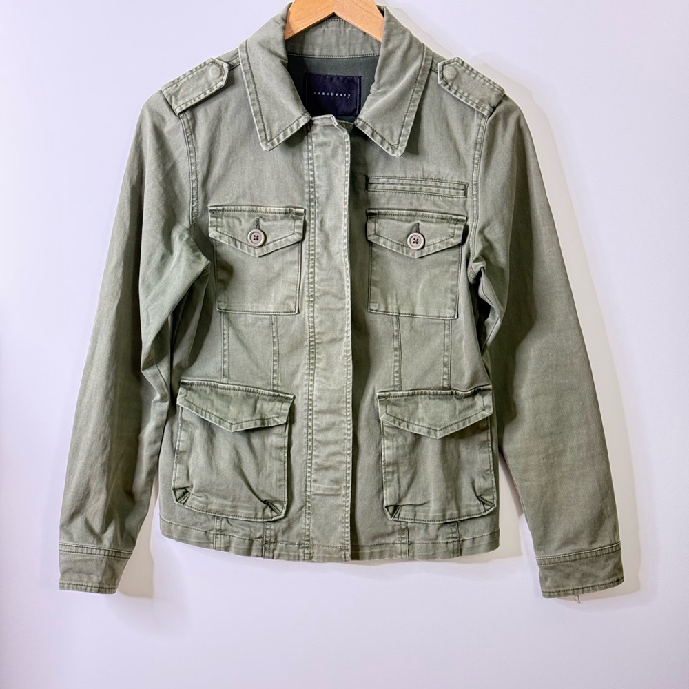 Sanctuary Women’s Utility Jacket XS Green Military Cargo